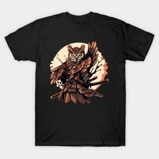 samurai owl T-Shirt